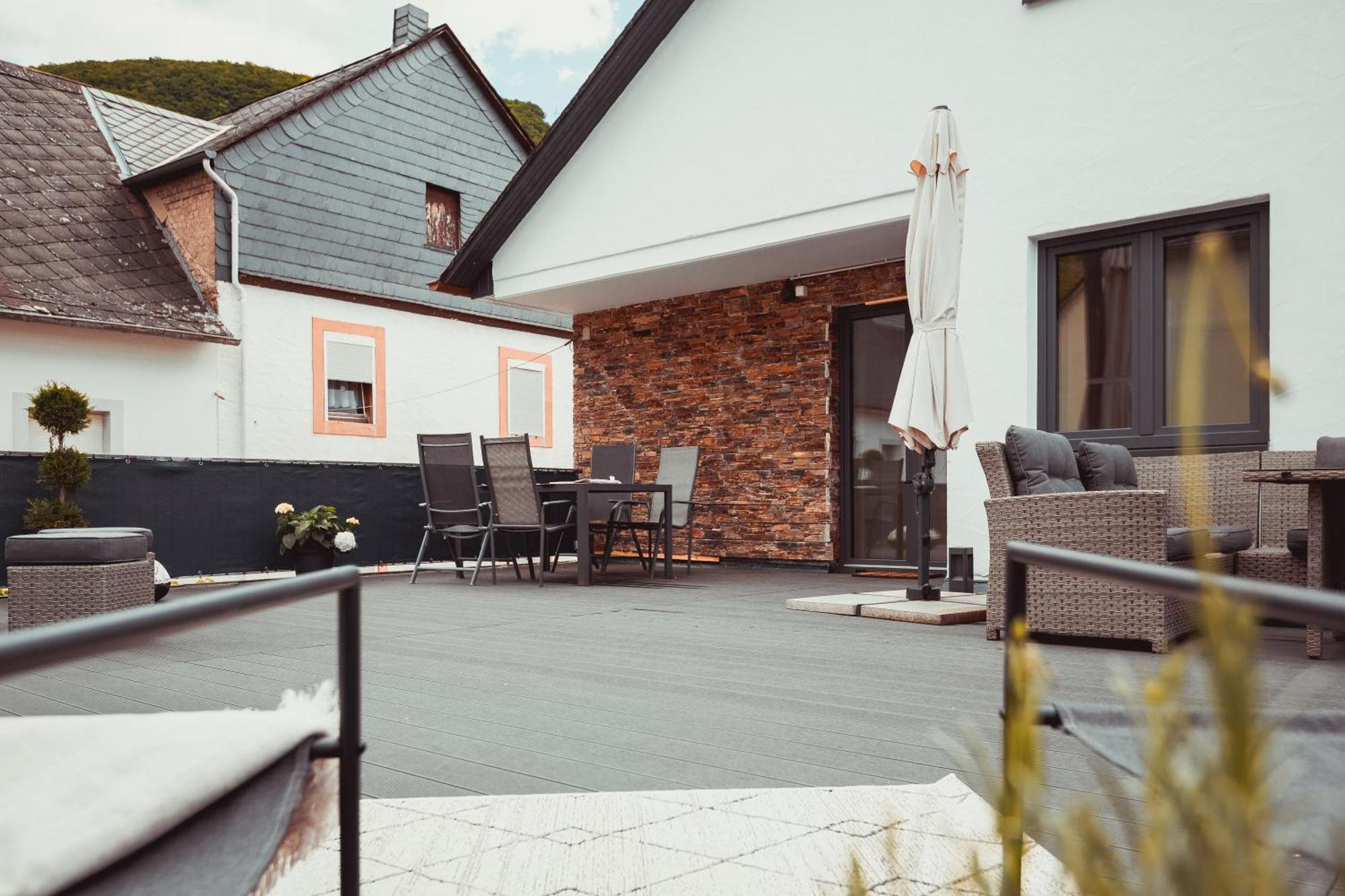 Exklusive Mosel-fewo In - Grosse Dachterrasse - Netflix - Waschmaschine Apartment Senheim