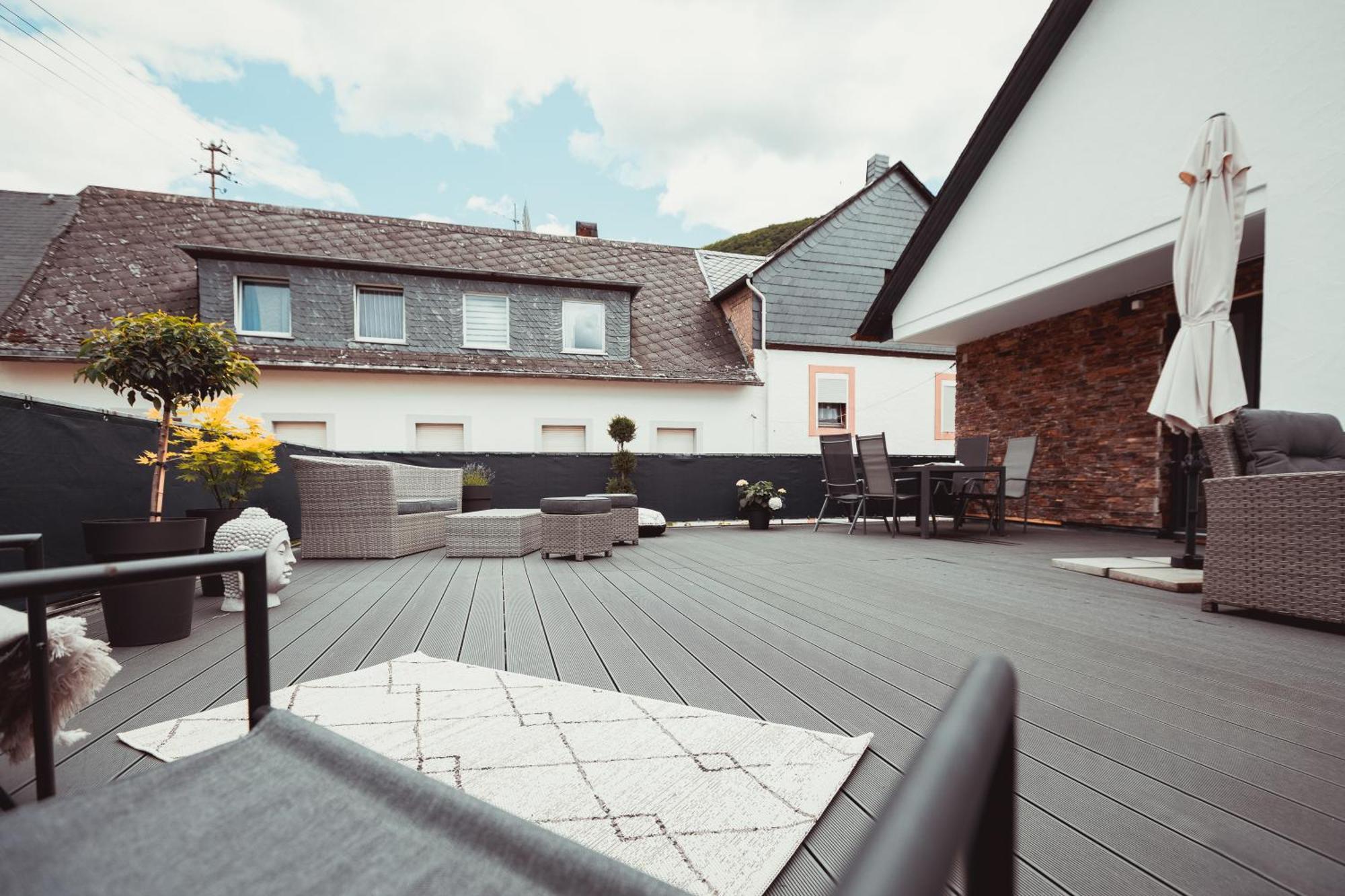 Exklusive Mosel-fewo In - Grosse Dachterrasse - Netflix - Waschmaschine Apartment *